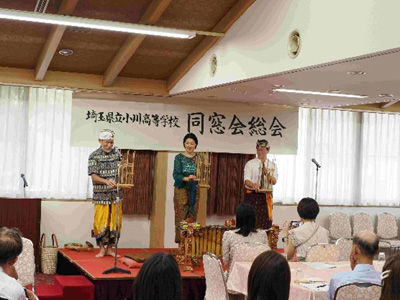 飯田先生のグループによるガムラン演奏